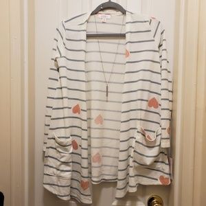 XS Lularoe Caroline Cardigan Sweater
